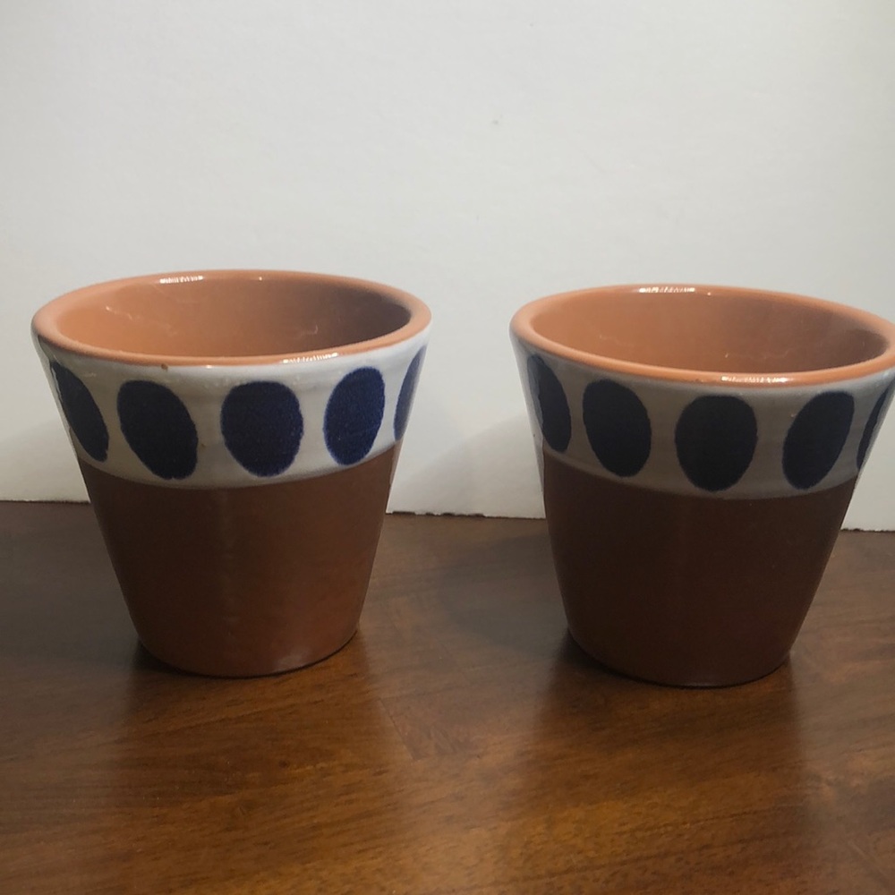 Mudpie Terra Cotta Glazed Pots Portugal